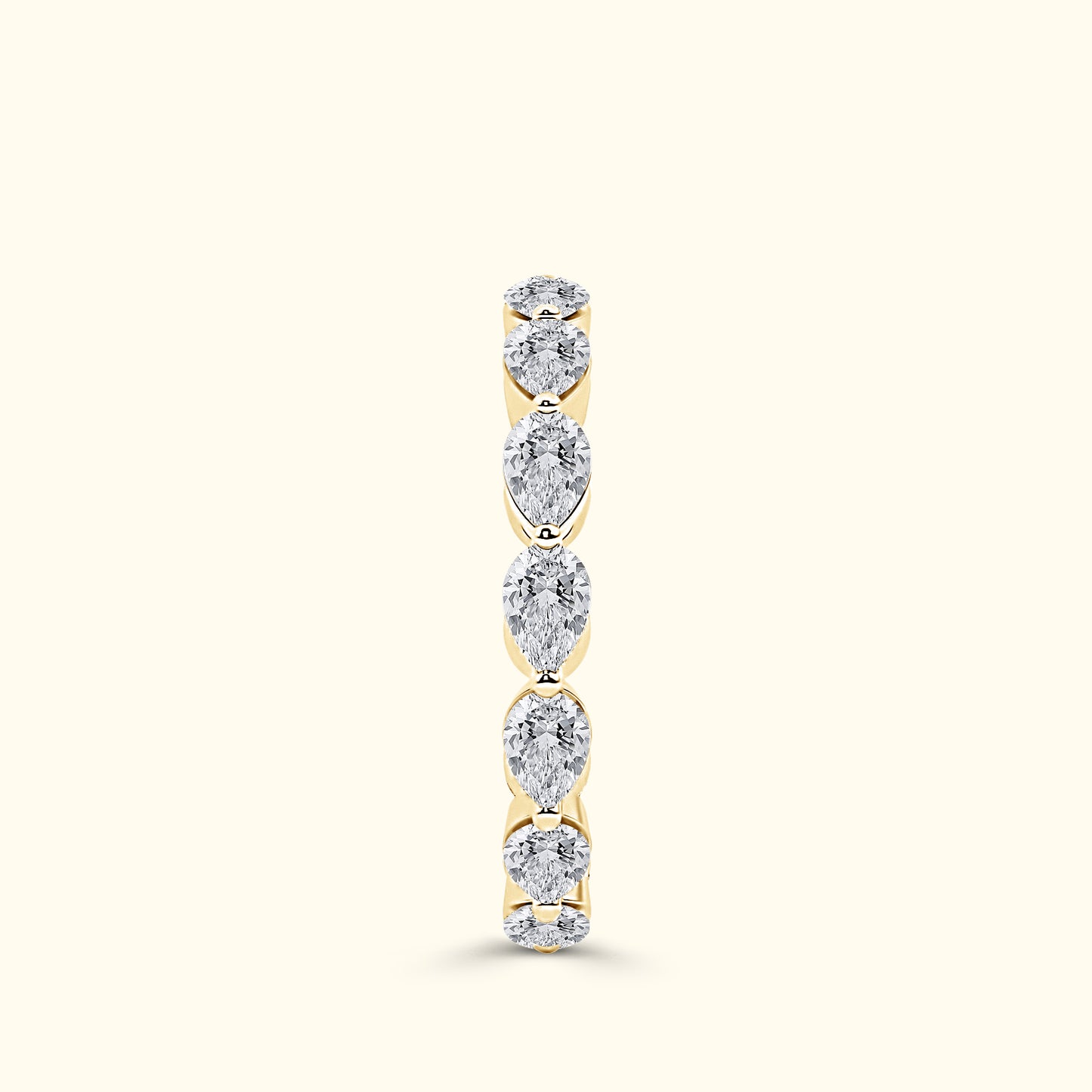 'Bailey' Pear Shaped 3.00ct Eternity Diamond Wedding Band