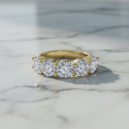 'Emily' 5 Stone 3.00ct Diamond Wedding Ring