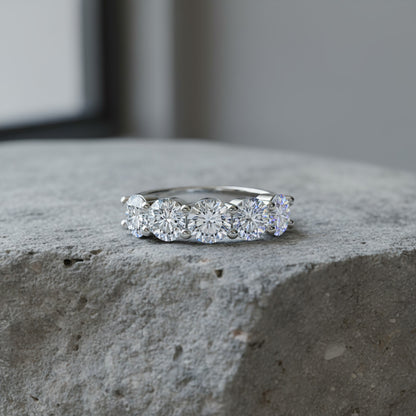 'Emily' 5 Stone 3.00ct Diamond Wedding Ring