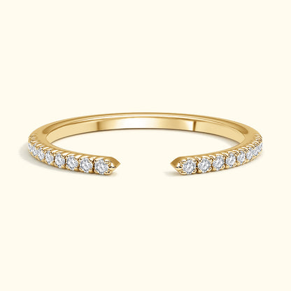 'Juliette' Open Diamond Wedding Band