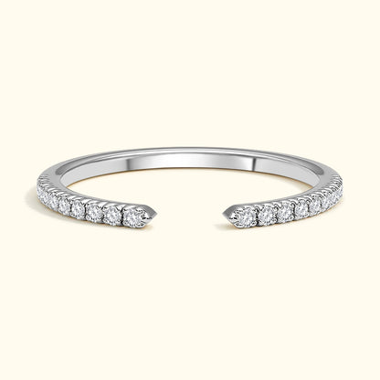 'Juliette' Open Diamond Wedding Band