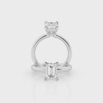 'Lilian' Ring with 3.02ct Radiant Diamond